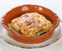 Lasagna with pinach